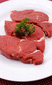 Imagen de la carne de vaca magra Carne de vaca magra