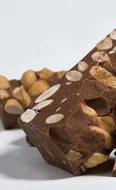 Imagen del chocolate con leche y almendras Chocolate con leche y almendras