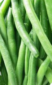 proteínas de las judías verdes congeladas