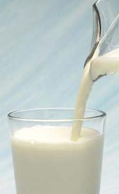 Leche desnatada de vaca