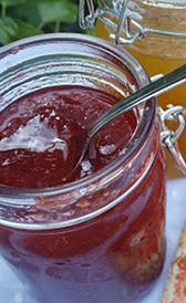 carbohidratos de la mermelada de albaricoque y melocotón baja en calorías