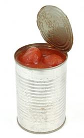 Tomate pelado enlatado